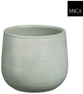 Mica Decorations bloempot sevilla terracotta 15x13cm grijs - afbeelding 2