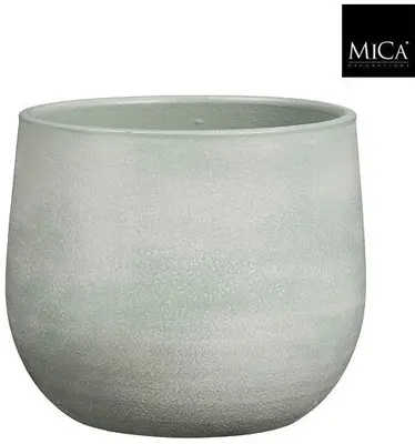 Mica Decorations bloempot sevilla terracotta 24x21cm grijs - afbeelding 2