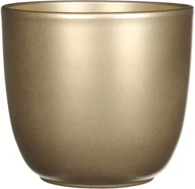 Mica Decorations bloempot Tusca rond 17x16 cm goud