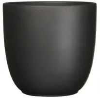 Mica Decorations bloempot Tusca rond 25x23 cm zwart mat kopen?