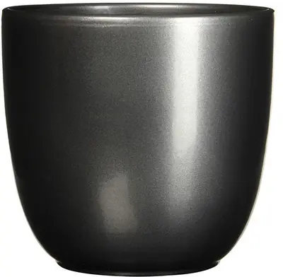 Mica Decorations bloempot Tusca rond 31x28,5 cm antraciet