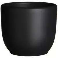 Mica Decorations bloempot Tusca rond 7,5x6,5 cm zwart mat kopen?