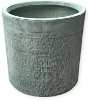 Mica Decorations bloempot Zembla 37x36,5cm licht groen - afbeelding 1