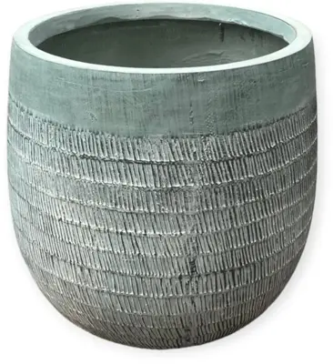 Mica Decorations bloempot Zembla 42,5x41,5cm licht groen - afbeelding 1