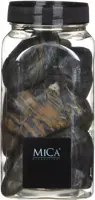 Mica Decorations decoratie stenen bruin 650ml - afbeelding 1