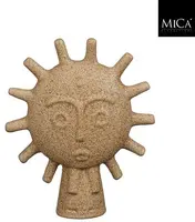 Mica Decorations decoratie zon bruin