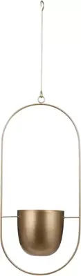 Mica Decorations Dexter Bloempot Hangend L24 x B14 x H83 cm Goud