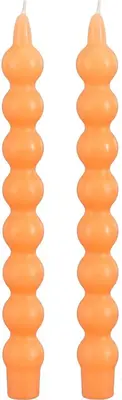 Mica Decorations dinerkaars bol 25cm oranje 