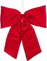 Mica Decorations fluwelen kerst ornament strik 50cm rood kopen?