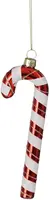Mica Decorations glazen kerst ornament zuurstok 15cm rood kopen?
