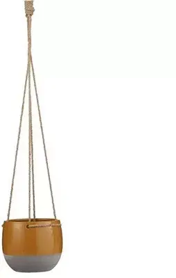 Mica Decorations Hangpot resa 16.5x13.5cm oranje