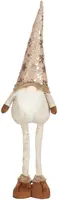 Mica Decorations kerstfiguur polyester gnoom 21x13x75cm bruin kopen?