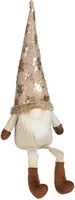 Mica Decorations kerstfiguur polyester gnoom bungelend 16x10x52cm bruin kopen?