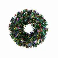 Mica Decorations krans tinsel 40cm multi - afbeelding 1