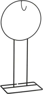 Mica Decorations kranshouder staand zwart  - afbeelding 1