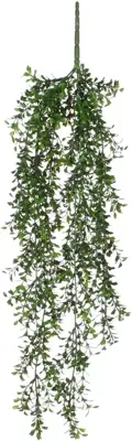 Mica Decorations kunst hangplant buxus 74cm groen - afbeelding 1