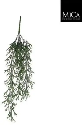 Mica Decorations kunst hangplant citronella 84cm groen - afbeelding 1