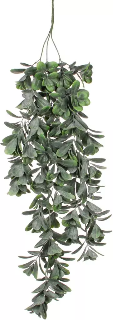 Mica Decorations kunst hangplant crassula 79cm groen - afbeelding 1