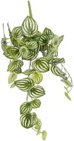 Mica Decorations kunst hangplant peperomia 65cm groen - afbeelding 1