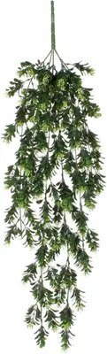 Mica Decorations kunst hangplant schefflera 75cm groen - afbeelding 1