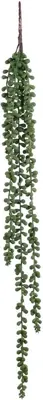 Mica Decorations kunst hangplant senecio 71cm groen - afbeelding 1