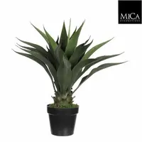 Mica Decorations kunstplant agave 60cm groen - afbeelding 1