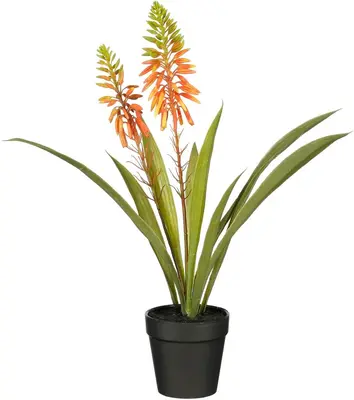 Mica Decorations kunstplant aloe vera 43cm groen - afbeelding 1