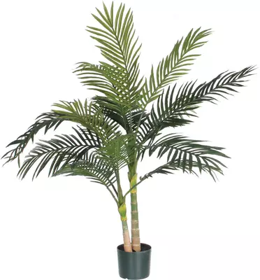 Mica Decorations kunstplant areca palm 120cm groen - afbeelding 1