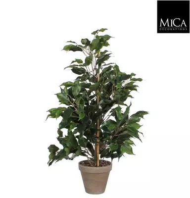 Mica Decorations kunstplant ficus exotica 65cm groen - afbeelding 1