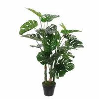 Mica Decorations kunstplant monstera 100cm groen - afbeelding 1