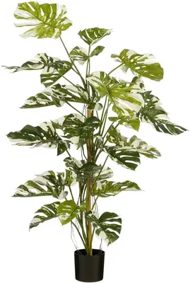 Mica Decorations kunstplant monstera 140cm groen - afbeelding 1