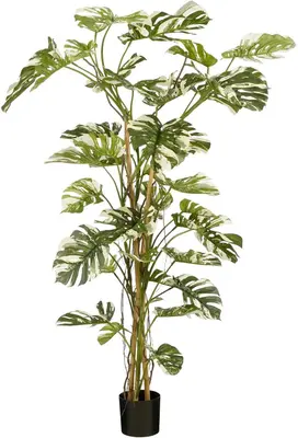 Mica Decorations kunstplant monstera 190cm groen - afbeelding 1