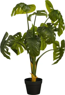 Mica Decorations Kunstplant Monstera in pot 50x90cm Groen - afbeelding 1