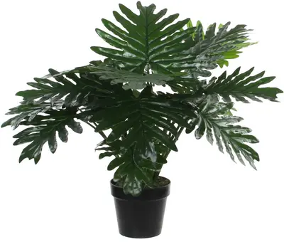 Mica Decorations kunstplant philodendron 60cm groen - afbeelding 1