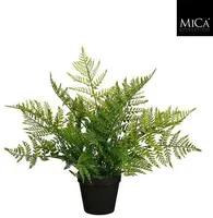 Mica Decorations kunstplant varen 40cm groen - afbeelding 1