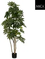 Mica Decorations kunstplant vingerplant 215cm groen - afbeelding 1