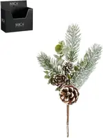 Mica Decorations kunsttak den 25cm groen - afbeelding 1