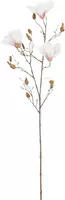 Mica Decorations kunsttak magnolia 88cm crème - afbeelding 1