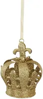 Mica Decorations metalen kerst ornament kroon 12cm goud kopen?