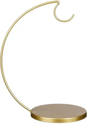 Mica Decorations ornament ijzer standaard 20x13x27cm goud