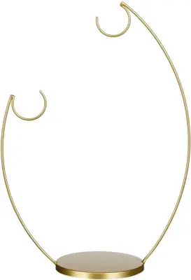 Mica Decorations ornament ijzer standaard 35x16x48cm goud