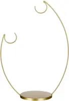 Mica Decorations ornament ijzer standaard 35x16x48cm goud kopen?