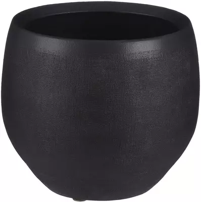 Mica Decorations Pot douro h18xd20cm zwart