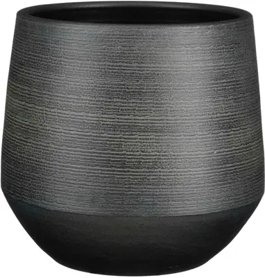 Mica Decorations Pot Evora 30x28cm zwart