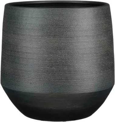 Mica Decorations Pot Evora 37x34cm zwart