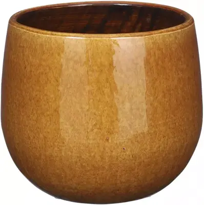Mica Decorations Pot pablo h14xd16cm oker