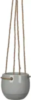 Mica Decorations Resa hangpot rond 10x8,5cm licht grijs kopen?