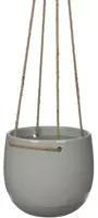 Mica Decorations Resa hangpot rond 18,5x17 cm licht grijs kopen?