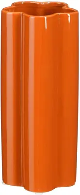 Mica Decorations vaas dolomiet lindon 10x22cm oranje