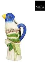 Mica Decorations vaas dolomiet paapegaai 12x9x23.5cm blauw kopen?